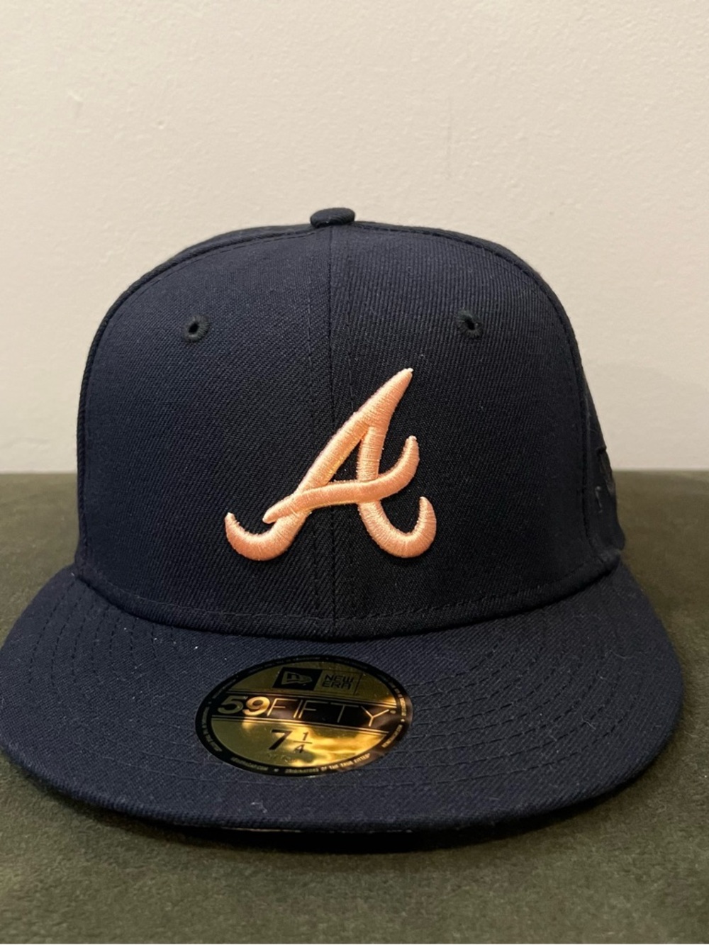 New Era 59FIFTY Atlanta Braves Navy World Series Fitted Cap - Size 7 1/4